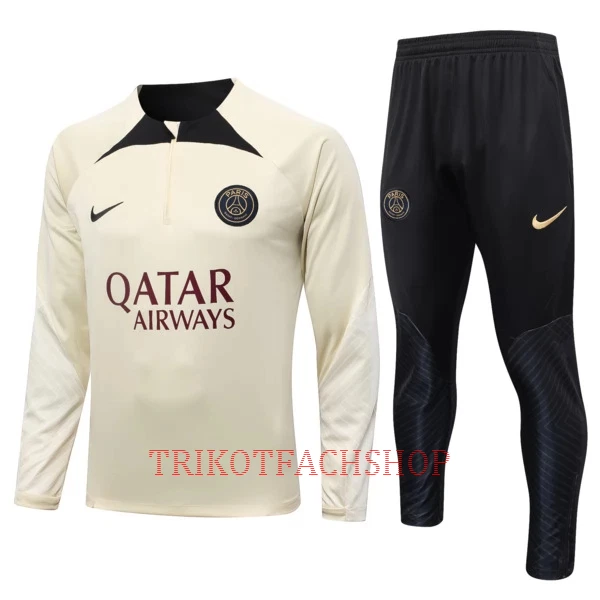 Paris Saint-Germain Trainingsanzug 23/24 für Herren Creme