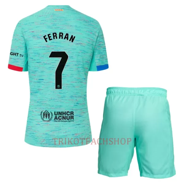 FC Barcelona Ferran Torres 7 Ausweichtrikot 23/24 für Kinder