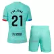 FC Barcelona Frenkie de Jong 21 Ausweichtrikot 23/24 für Kinder