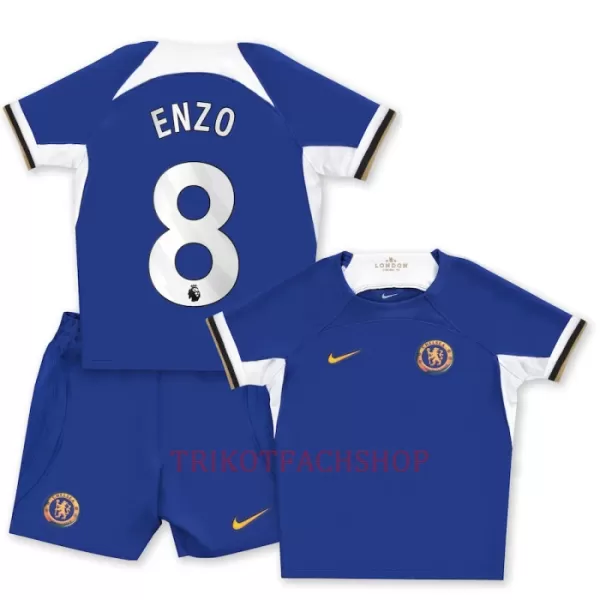 Chelsea Enzo Fernández 8 Heimtrikot 23/24 für Kinder