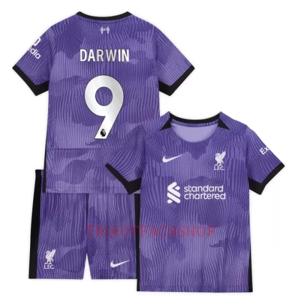 Liverpool Darwin Núñez 9 Ausweichtrikot 23/24 für Kinder