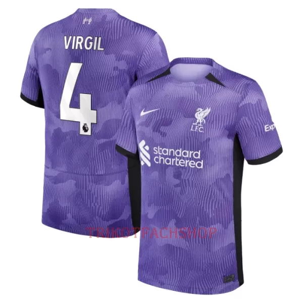 Liverpool Virgil van Dijk 4 Ausweichtrikot 23/24 für Herren