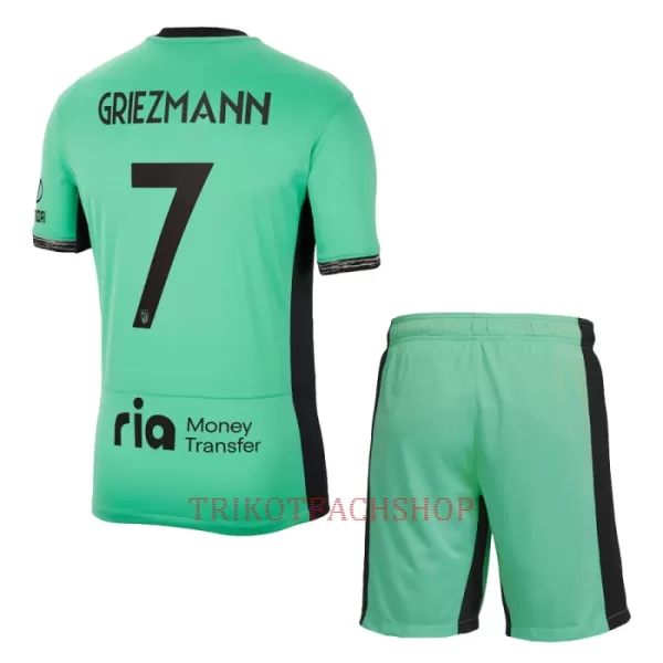 Atlético Madrid Antoine Griezmann 7 Ausweichtrikot 23/24 für Kinder