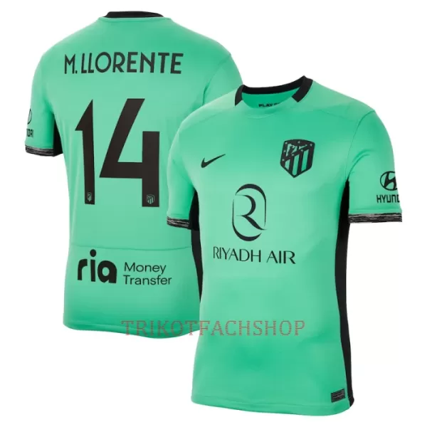 Atlético Madrid M. Llorente 14 Ausweichtrikot 23/24 für Herren