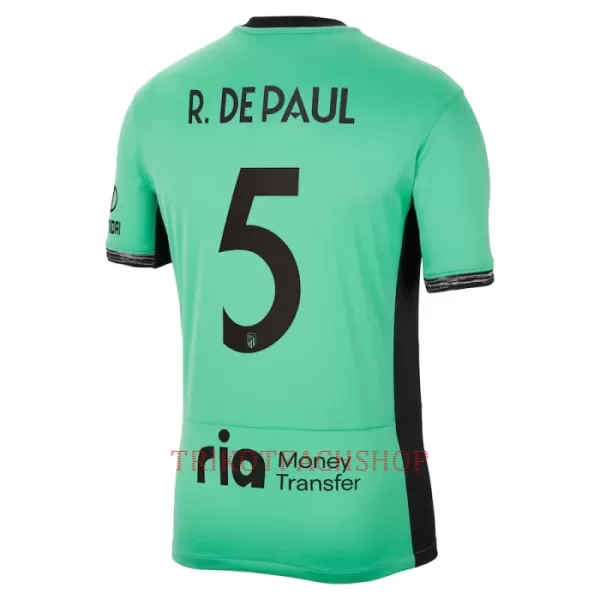 Atlético Madrid Rodrigo de Paul 5 Ausweichtrikot 23/24 für Herren