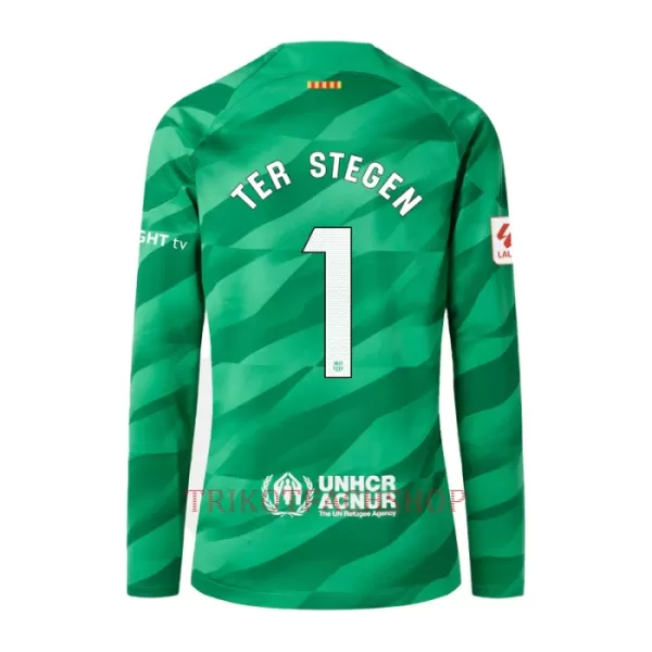 FC Barcelona Marc-André ter Stegen 1 Torwart Heimtrikot 23/24 Langarm für Herren