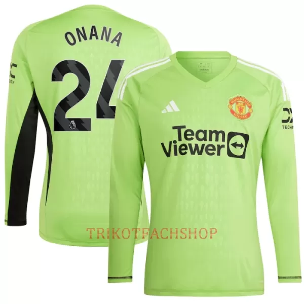 Manchester United Onana 24 Torwart Heimtrikot 23/24 Langarm für Herren