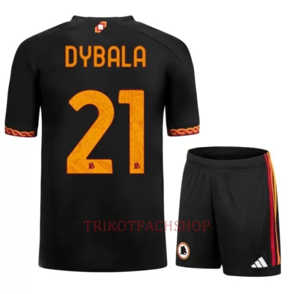 AS Roma Paulo Dybala 21 Ausweichtrikot 23/24 für Kinder