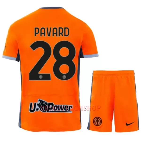 Inter Milan Benjamin Pavard 28 Ausweichtrikot 23/24 für Kinder