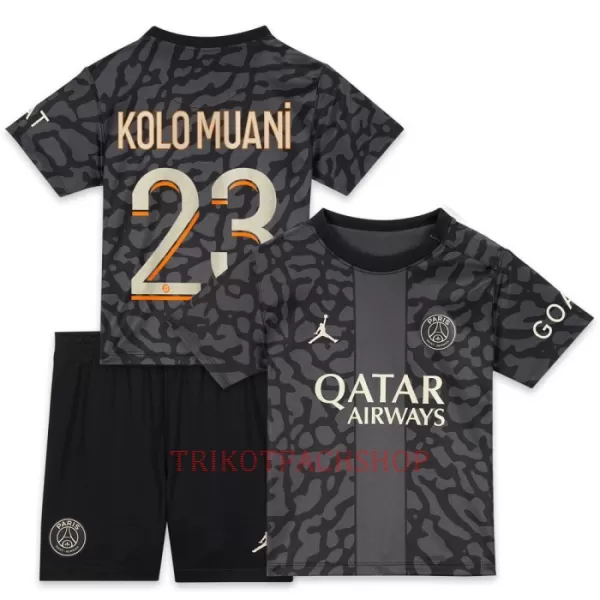 Paris Saint-Germain Kolo Muani 23 Ausweichtrikot 23/24 für Kinder