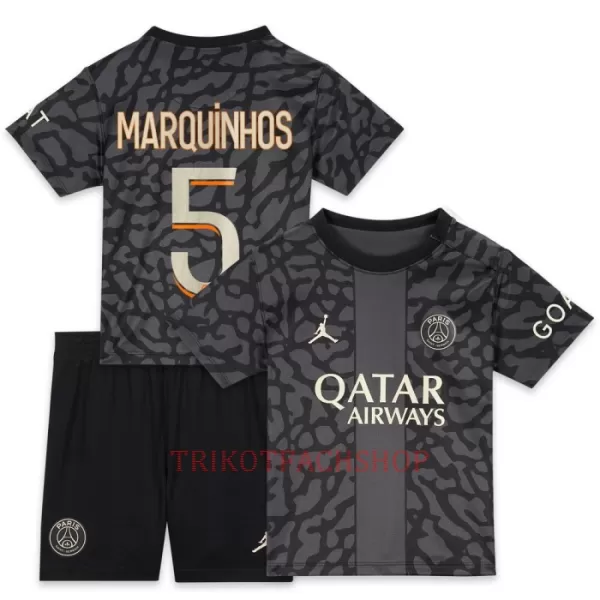 Paris Saint-Germain Marquinhos 5 Ausweichtrikot 23/24 für Kinder