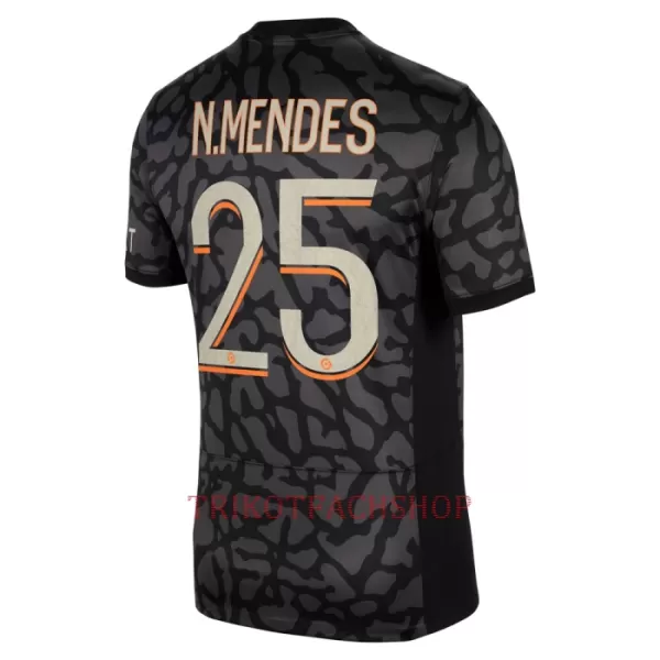 Paris Saint-Germain N.Mendes 25 Ausweichtrikot 23/24 für Herren