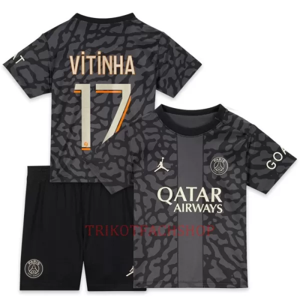 Paris Saint-Germain Vitinha 17 Ausweichtrikot 23/24 für Kinder