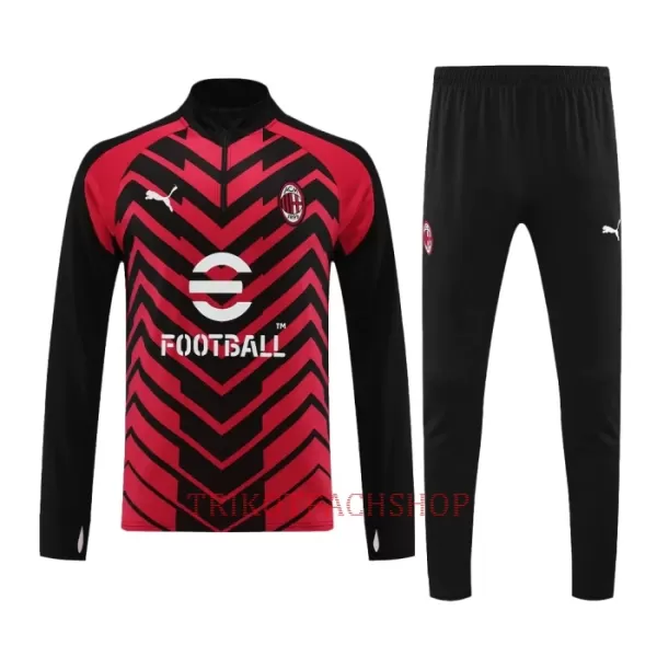 AC Milan Trainingspullover-Set 23/24 für Herren Rot-Schwarz