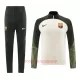 Barcelona Trainingspullover-Set 23/24 für Herren Creme