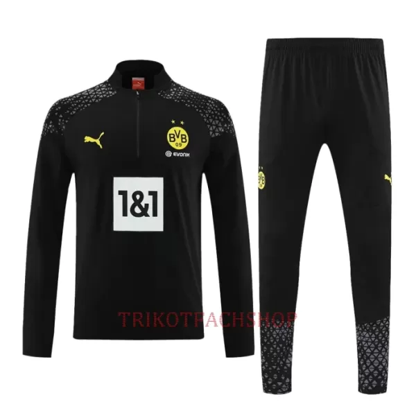 Borussia Dortmund Trainingspullover-Set 23/24 für Herren Schwarz