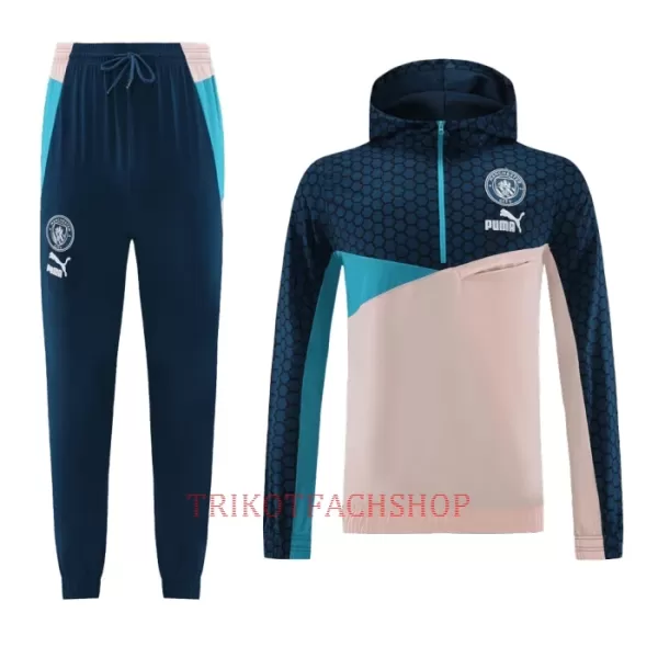 Manchester City Trainingspullover-Kit mit Kapuzenpullover 23/24 für Herren Creme