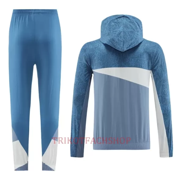 Olympique de Marseille Trainingspullover-Kit mit Kapuzenpullover 23/24 für Herren Blau