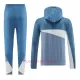 Olympique de Marseille Trainingspullover-Kit mit Kapuzenpullover 23/24 für Herren Blau