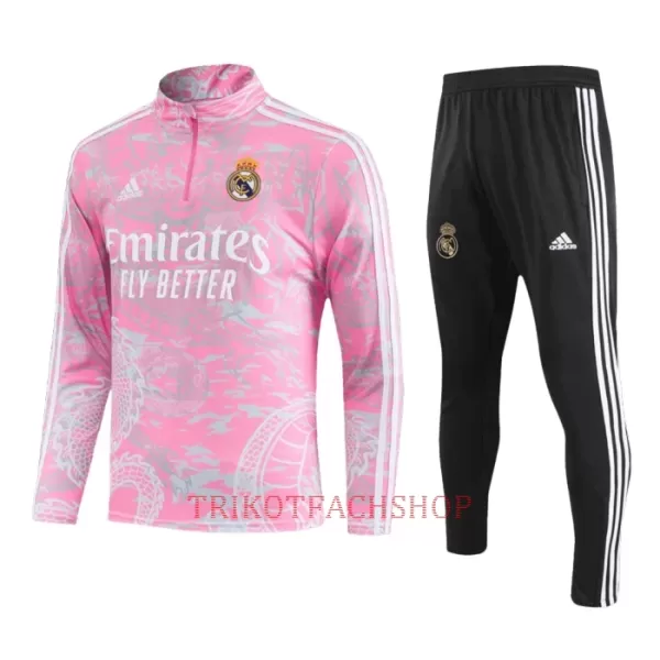 Real Madrid Trainingspullover-Set 23/24 für Herren Rosa