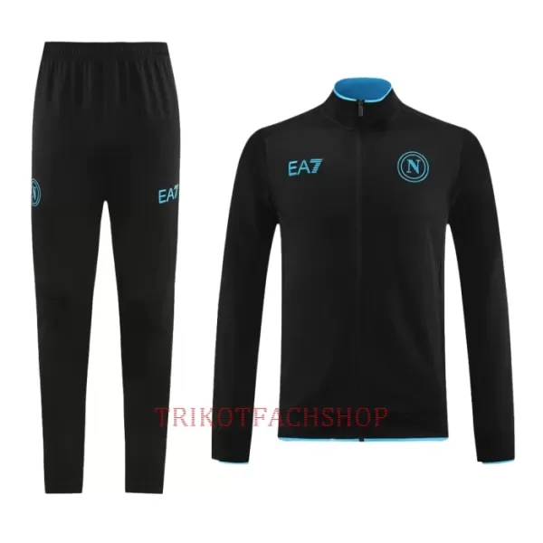 SSC Napoli Trainingspullover-Set 23/24 für Herren Schwarz