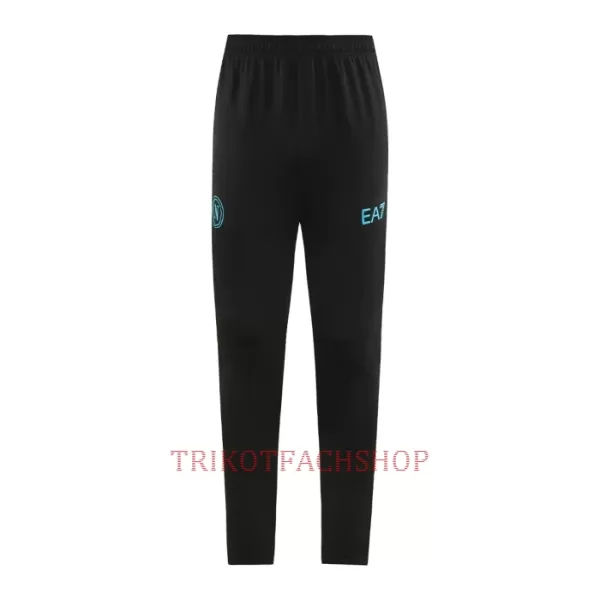 SSC Napoli Trainingspullover-Set 23/24 für Herren Schwarz