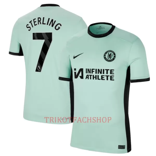 Chelsea Raheem Sterling 7 Ausweichtrikot 23/24 für Herren