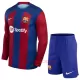 FC Barcelona Heimtrikot 23/24 Langarm für Kinder