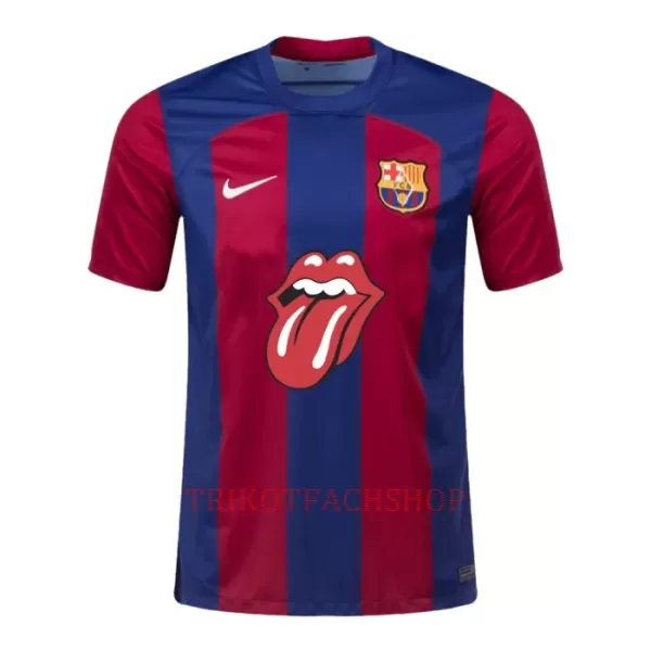 FC Barcelona x Rolling John Stones Heimtrikot 23/24 für Herren (Speziell)