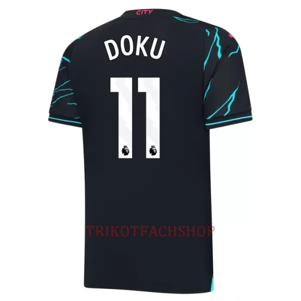 Manchester City Jérémy Doku 11 Ausweichtrikot 23/24 für Herren