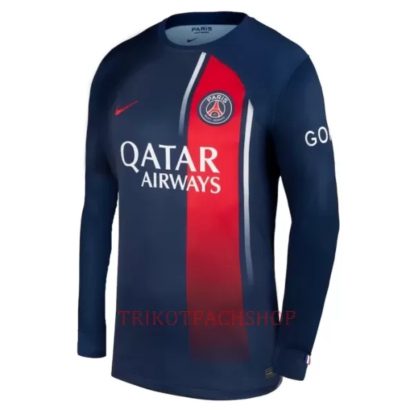 Paris Saint-Germain Kylian Mbappé 7 Heimtrikot 23/24 Langarm für Herren