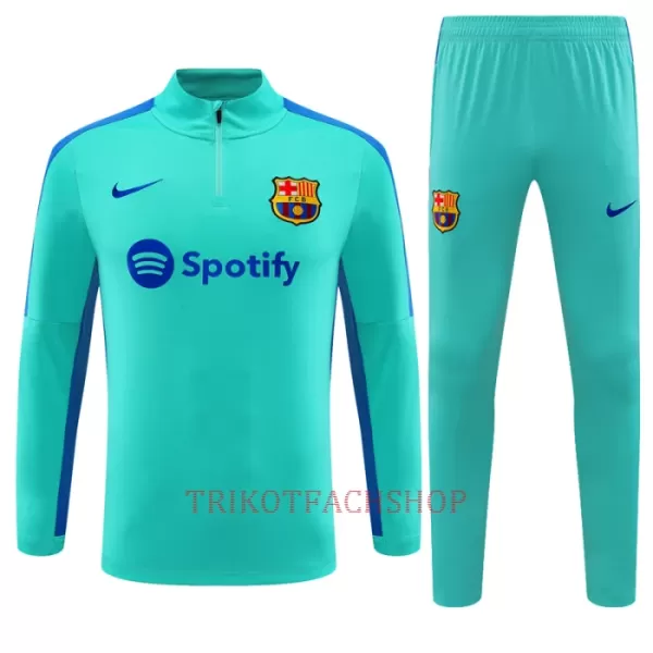 Barcelona Trainingspullover-Set 23/24 für Kinder Blau