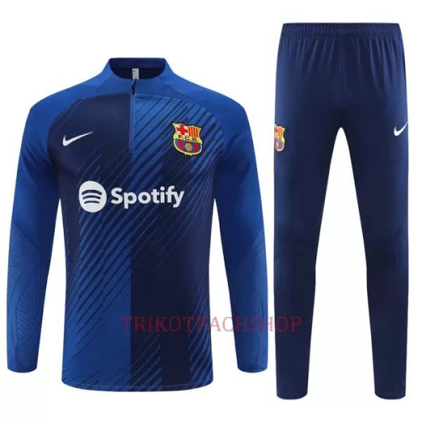 FC Barcelona Trainingspullover-Set 23/24 für Kinder Blau