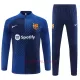 FC Barcelona Trainingspullover-Set 23/24 für Herren Blau