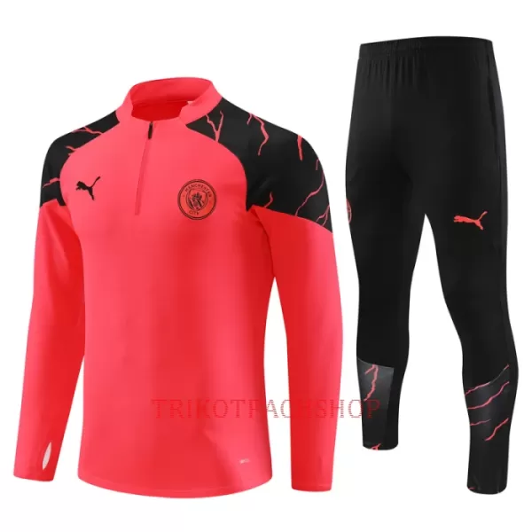 Manchester City Trainingspullover-Set 23/24 für Herren Rot