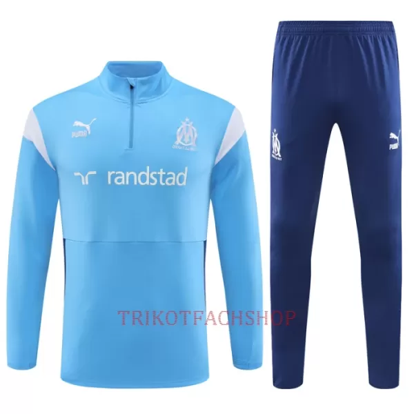 Olympique de Marseille Trainingspullover-Set 23/24 für Kinder Blau