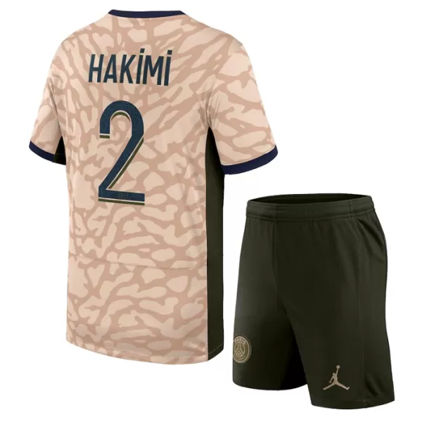 Paris Saint-Germain Achraf Hakimi 2 4.Trikot Jordan 23/24 für Kinder