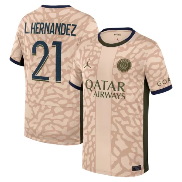 Paris Saint-Germain Lucas Hernandez 21 4.Trikot Jordan 23/24 für Herren