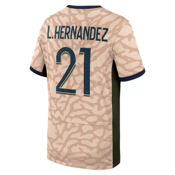 Paris Saint-Germain Lucas Hernandez 21 4.Trikot Jordan 23/24 für Herren