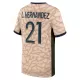 Paris Saint-Germain Lucas Hernandez 21 4.Trikot Jordan 23/24 für Herren