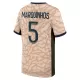 Paris Saint-Germain Lucas Marquinhos 5 4.Trikot Jordan 23/24 für Herren