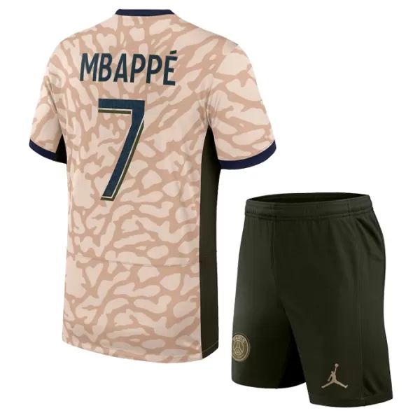 Paris Saint-Germain Kylian Mbappé 7 4.Trikot Jordan 23/24 für Kinder