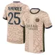 Paris Saint-Germain Nuno Mendes 25 4.Trikot Jordan 23/24 für Herren