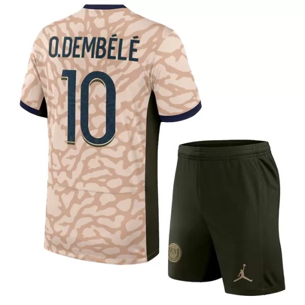 Paris Saint-Germain Ousmane Dembélé 10 4.Trikot Jordan 23/24 für Kinder