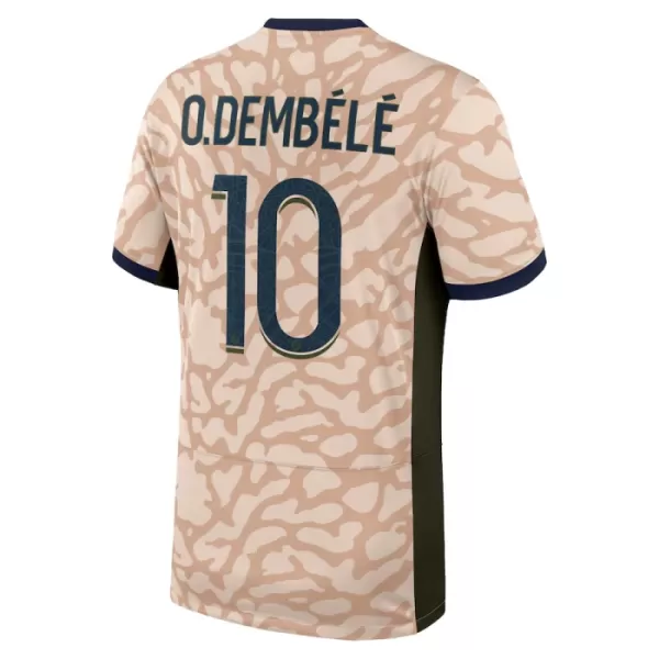 Paris Saint-Germain Ousmane Dembélé 10 4.Trikot Jordan 23/24 für Kinder