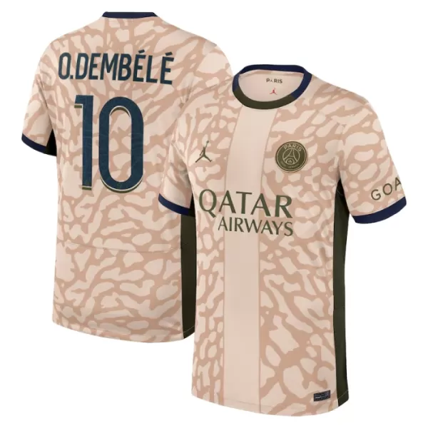 Paris Saint-Germain Ousmane Dembélé 10 4.Trikot Jordan 23/24 für Herren