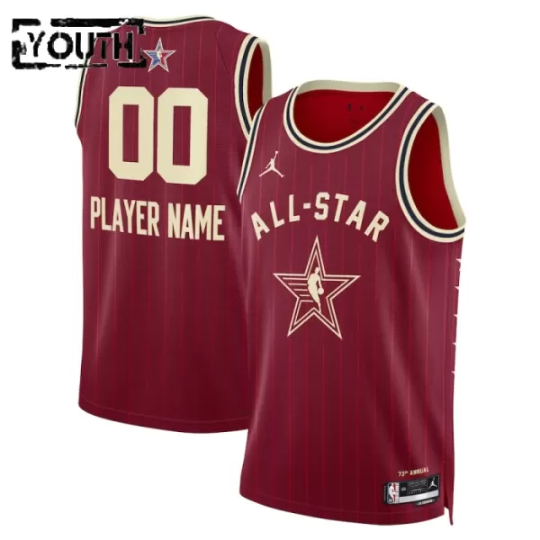 Western Conference All-Star 2024 Trikot Swingman für Kinder Rot