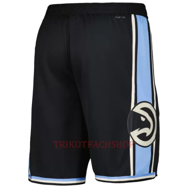 Atlanta Hawks NBA-Shorts City Edition Swingman Schwarz