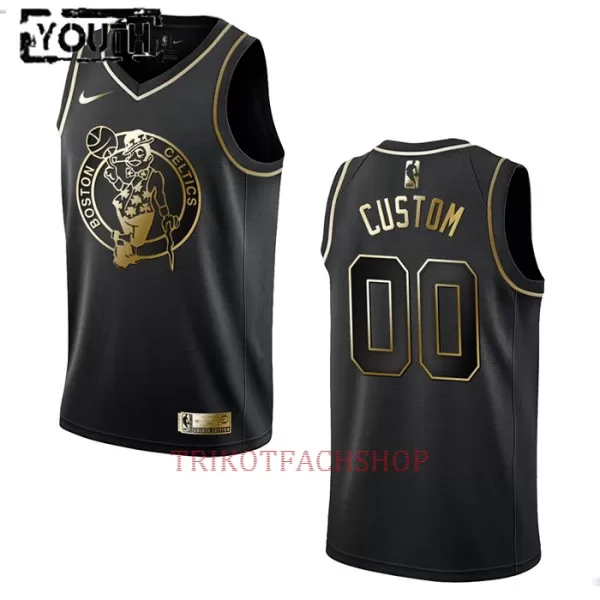 Boston Celtics Trikot Golden Edition Swingman für Kinder Schwarz