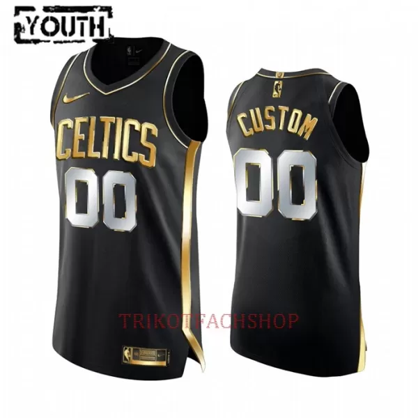 Boston Celtics Trikot Golden Edition Swingman für Kinder Schwarz